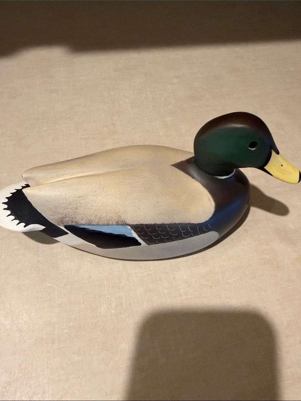 Royal Doulton Mallard Duck Figurine - Green, Cream and Yellow